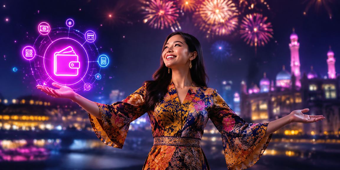 Pengguna menggunakan telefon pintar untuk deposit di 17th